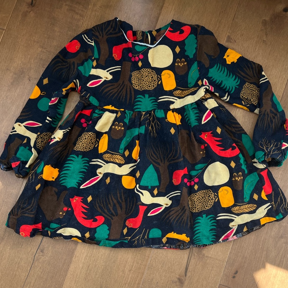 Adorable Woodland Toddler Girls Tunic Dress